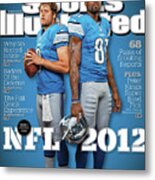 2012 Nfl Football Preview Issue Sports Illustrated Cover Metal Print