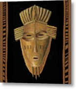 African Mask I #1 Metal Print