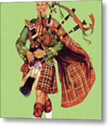 Bagpiper #1 Metal Print