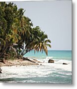 Beach In Haiti #1 Metal Print