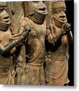 Benin Bronze Sculpture. Metal Print