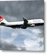 Boeing 747-436 G-civb #2 Metal Print