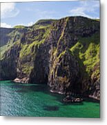 Cliffs On Coastline, North Ireland #1 Metal Print