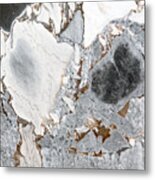 Close Up Of Marble Texture Background #1 Metal Print