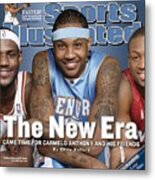 Denver Nuggets Carmelo Anthony Sports Illustrated Cover Metal Print