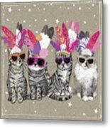 Fancypants Cats Vi #1 Metal Print