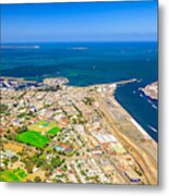 Fremantle Harbour Aerial #1 Metal Print