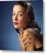 Gene Tierney In Leave Her To Heaven -1945-. #1 Metal Print