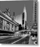 Grand Central, The Chriysler Building And Pershing Square #1 Metal Print