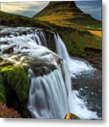 Iceland, West Iceland, Vesturland, Kirkjufell Mountain #1 Metal Print