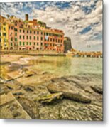 Italian Sea Village #1 Metal Print