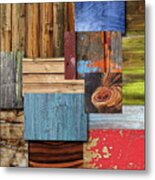 Layered Wood #1 Metal Print