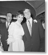 Liza Minnelli With Husband Peter Allen #1 Metal Print