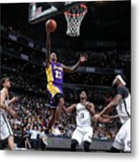 Los Angeles Lakers V Brooklyn Nets #1 Metal Print