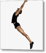 Male Dancer Jumping #1 Metal Print