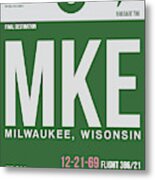 Mke Milwaukee Luggage  #1 Metal Print