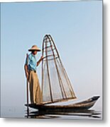 Myanmar, Inle Lake, Traditional #1 Metal Print