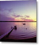 Piers On The Bay, Old Mission #1 Metal Print