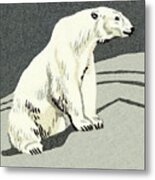 Polar Bear #1 Metal Print
