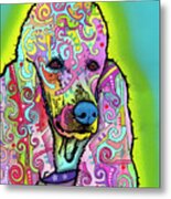 Poodle #1 Metal Print