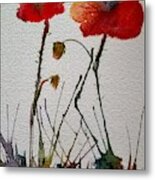 Poppies #2 Metal Print