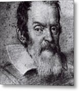 Portrait Of Galileo Galilei #1 Metal Print
