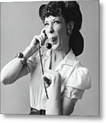 Portrait Of Lily Tomlin #1 Metal Print