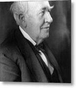 Portrait Of Thomas A Edison #1 Metal Print