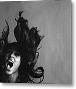 Portrait Of Tina Turner Metal Print