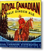 Royal Canadian Pale Ginger Ale #1 Metal Print