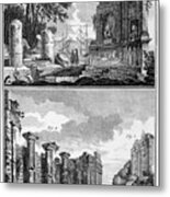 Ruins Of Athens, 1751-1777. Artist #1 Metal Print