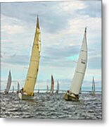 Sail Boats Racing, Chesapeake Bay #1 Metal Print