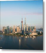 Shanghai Skyline City Scape, Shanghai #1 Metal Print