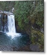 Silver Creek Flows Over The Beautiful #1 Metal Print