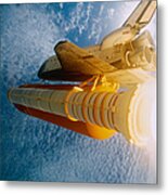 Space Shuttle In Space #1 Metal Print