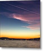 Sunset Over Lake Constance #1 Metal Print