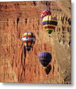 Textures Of Steep Sandstone Cliffs #1 Metal Print