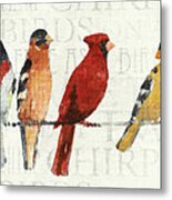 The Usual Suspects - Birds On A Wire #1 Metal Print