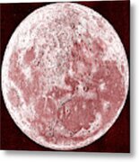 Topography Of The Moon #1 Metal Print