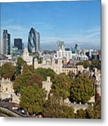Tower Of London And City #1 Metal Print