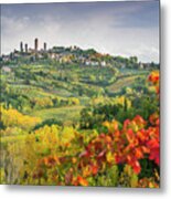 Tuscany, View Of San Gimignano, Italy #1 Metal Print