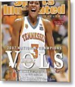 University Of Tennessee Candace Parker, 2007 Ncaa National Sports Illustrated Cover Metal Print