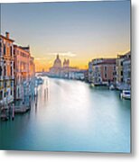 View From Accademia Bridge On Grand #1 Metal Print