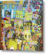 The Village Of 100 Cats Metal Print