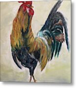 Who You Calling Chicken Metal Print