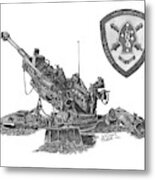 10th Marines 777 Metal Print