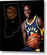 2018-19 Indiana Pacers Media Day #11 Metal Print