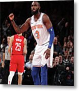 Houston Rockets V New York Knicks #11 Metal Print