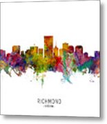 Richmond Virginia Skyline #13 Metal Print