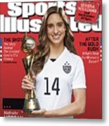 Us Womens National Team 2015 Fifa Womens World Cup Champions Sports Illustrated Cover Metal Print